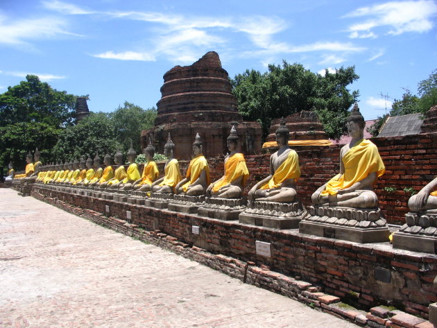 Buddha's bij Ayutthaya