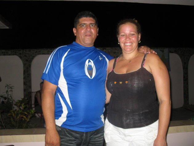 Een echtpaar in Cuba..