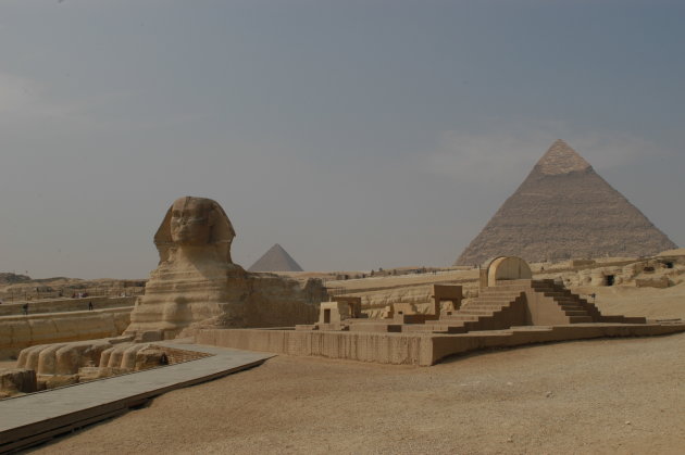 piramides en de sfinx