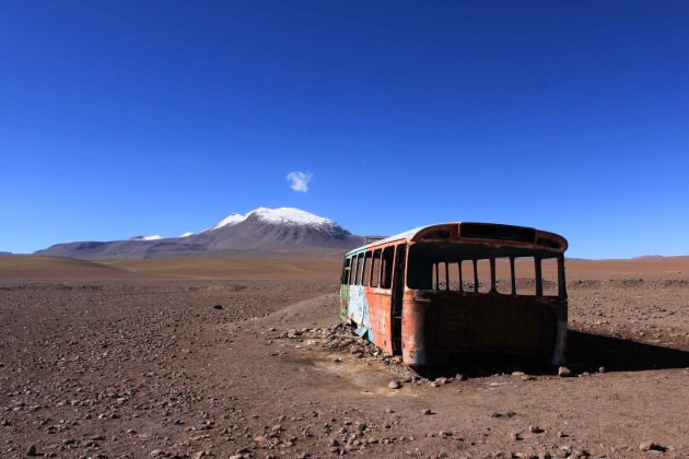 bus Atacama -  grens met Bolivia