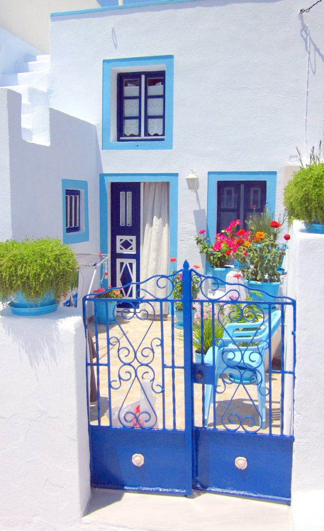 Typisch huisje op Santorini