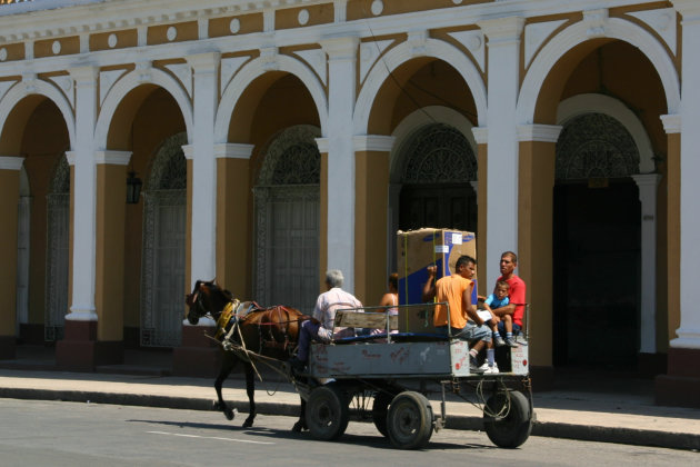 transport per paard en wagen