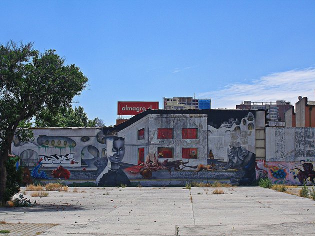 Muurschildering Santiago, Chili