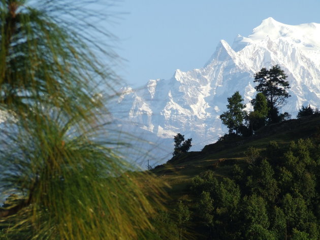 uitzicht op de Himalay