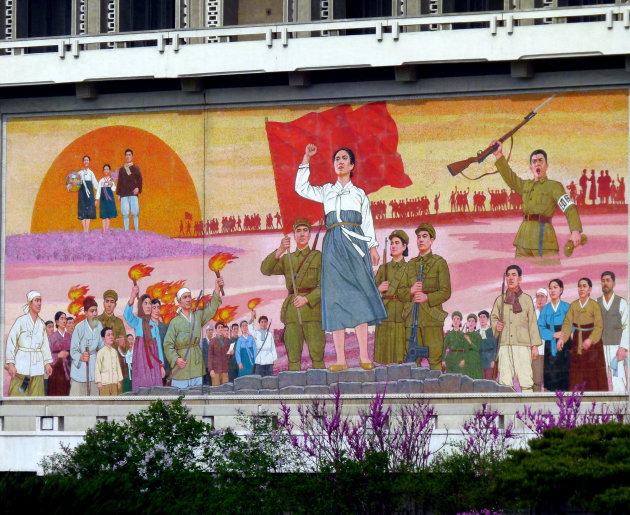Revolutionaire muurschildering