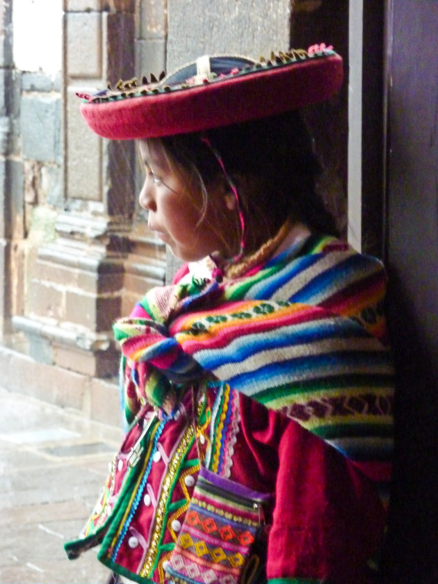 Cuzco ,even schuilen !