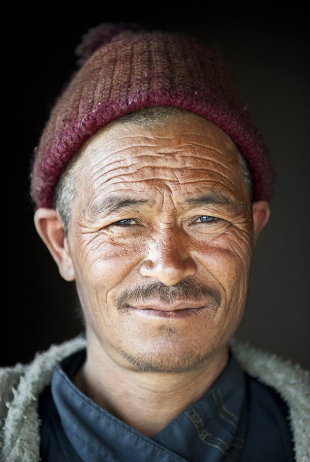 Nepalese man in het Langtang gebied