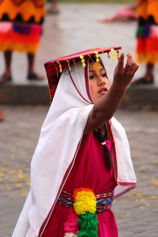 Inti Raymi optocht in Cusco