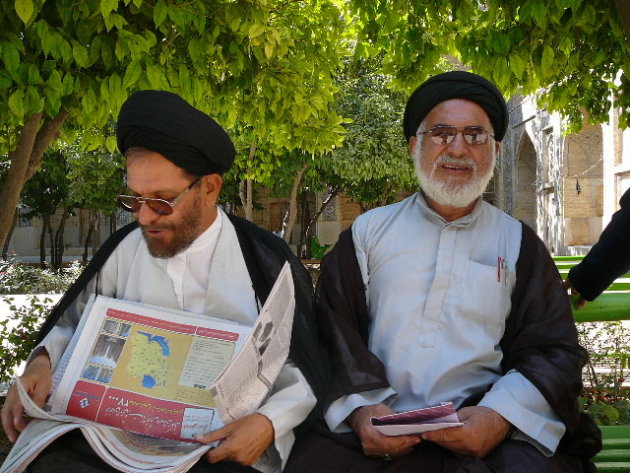 twee mullah's in Shiraz