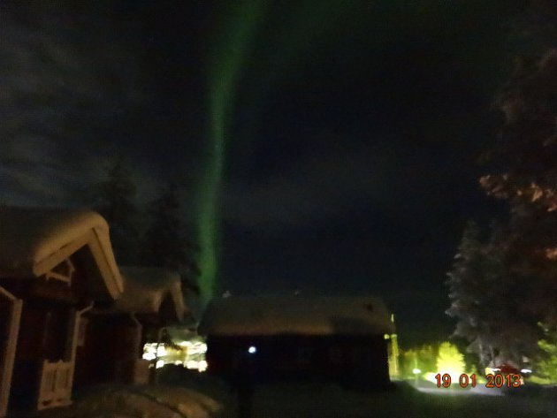 Het Noorderlicht in Fins Lapland Akaslompolo