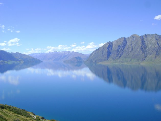 Lake Wanaka in Nieuw Zeeland