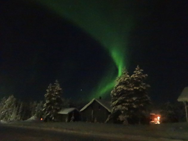 het Noorderlicht in Fins Lapland Akaslompolo