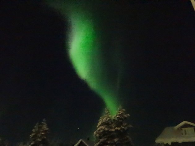 Het Noorderlicht in Fins Lapland Akaslompolo