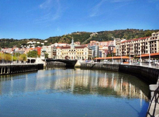 Zicht op Bilbao