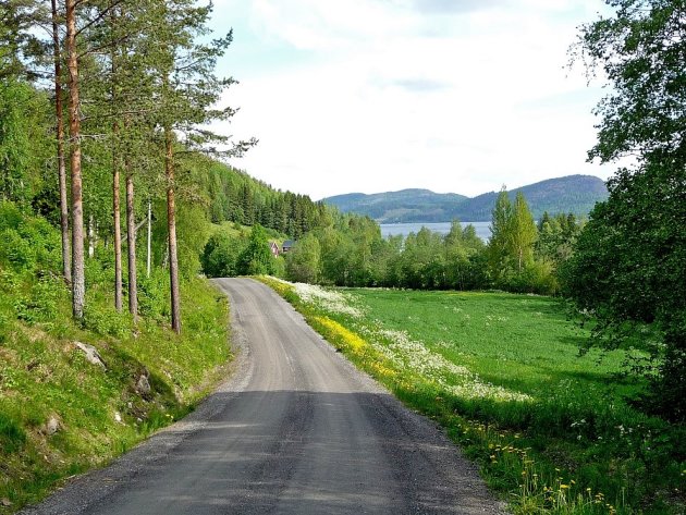 onverharde wegen in Norrland