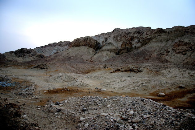 De Negev-woestijn.