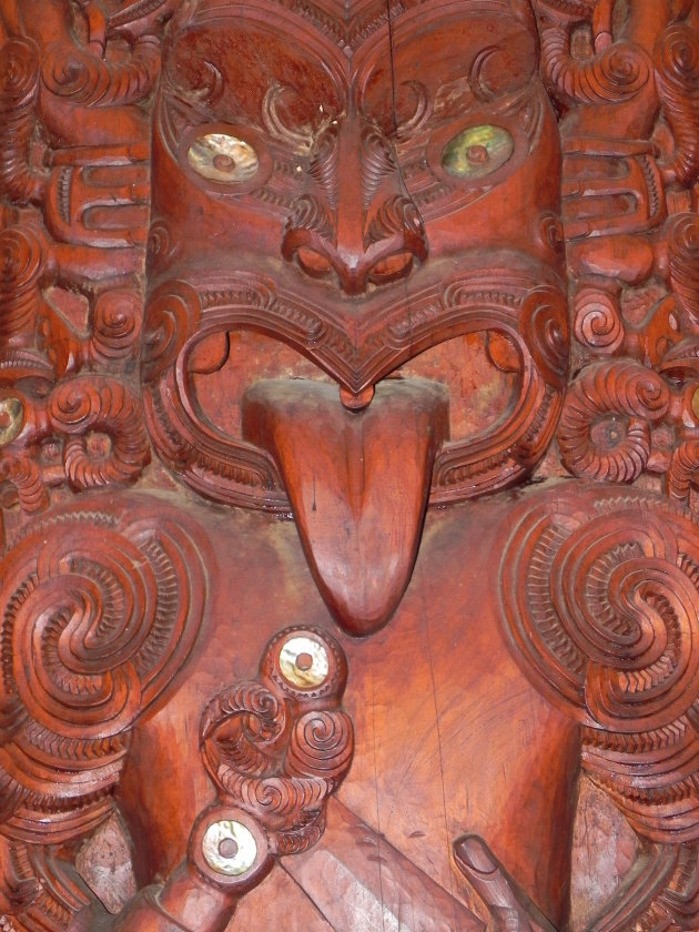 Maori houtsnijwerk
