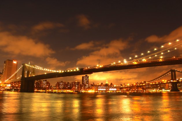 Sunset @ The Brooklyn Bridge