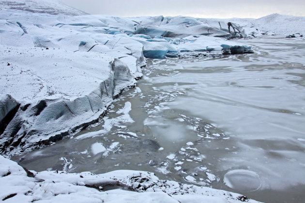 Svinafellsjokull gletsjer 