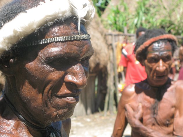 Papoea's in Nieuw Guinea