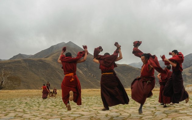 Dansende monniken