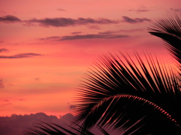 Tropische zonsondergang