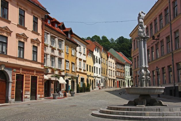 stadsplein in Ljubljana