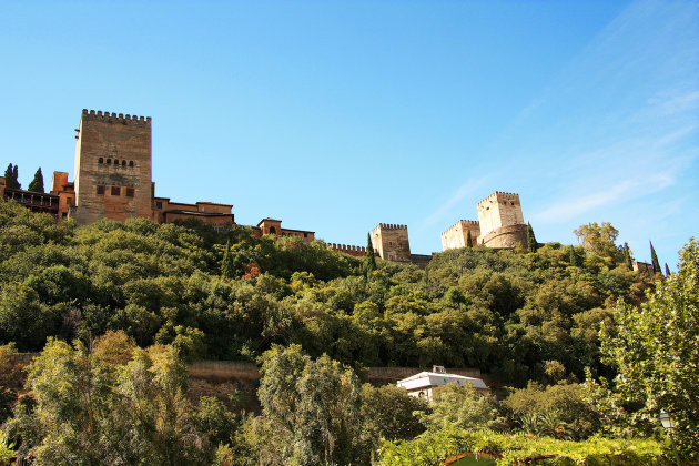 Uitzicht over Alhambra