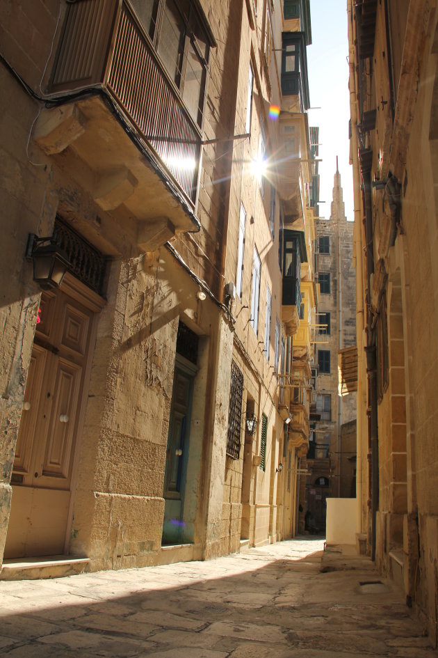In de straten van Valletta