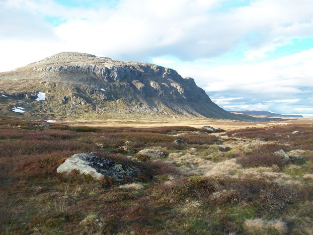 rotsgebergte in Noorwegen