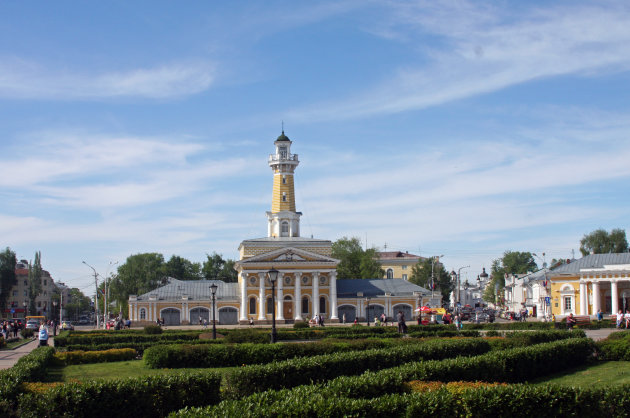 Brandtoren in Kostroma (Rusland Gouden Ring-stad)