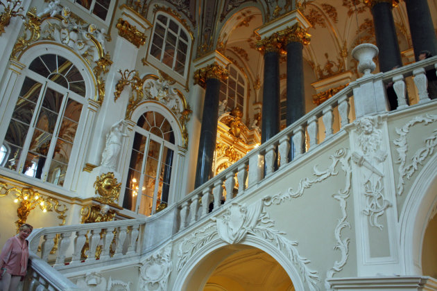 Trappenhuis hal Hermitage St. Petersburg