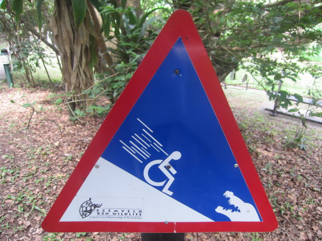 gevaarlijke helling voor rolstoelgebruikers