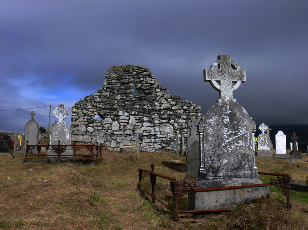 Keltisch kerkhofje ergens in Ierland