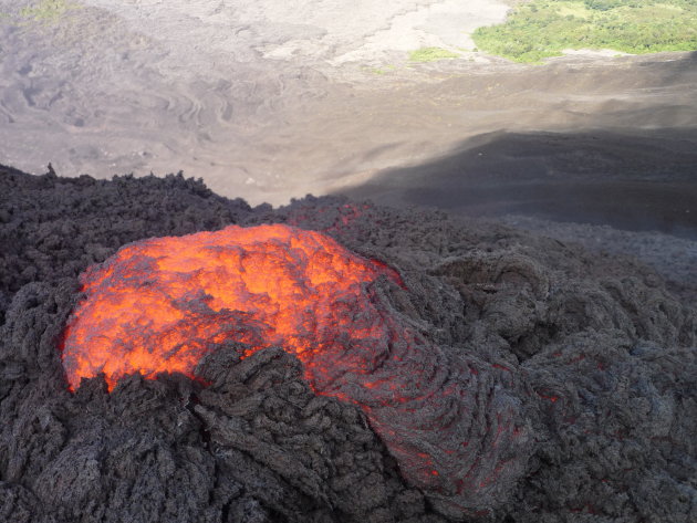 Stromend lava
