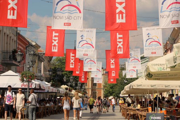 EXIT-festival neemt bezit van Novi Sad
