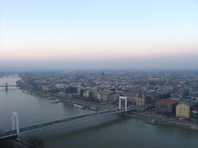 uitzicht over Budapest