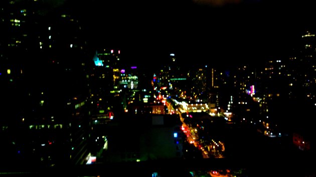 Nachtelijk Vancouver