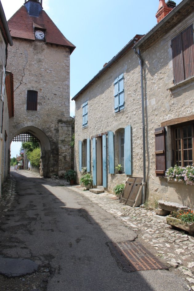 Het middeleeuwse dorpje Charroux
