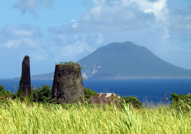 Zicht op St. Eustatius