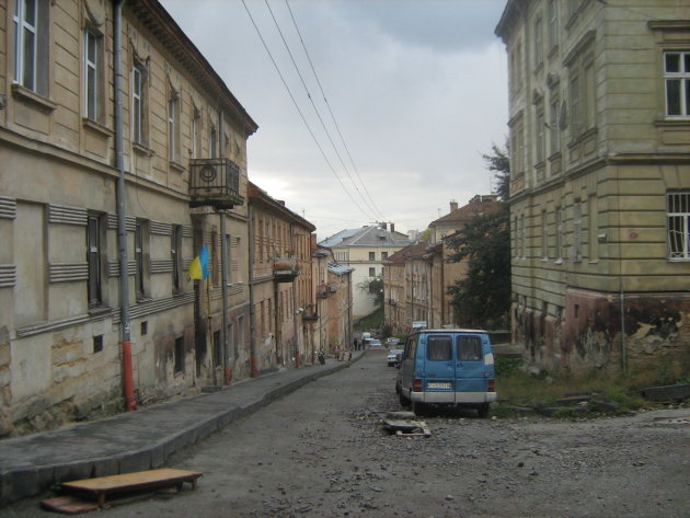 Straat in Lviv