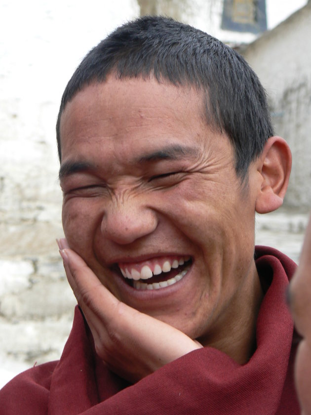 De lachende monnik