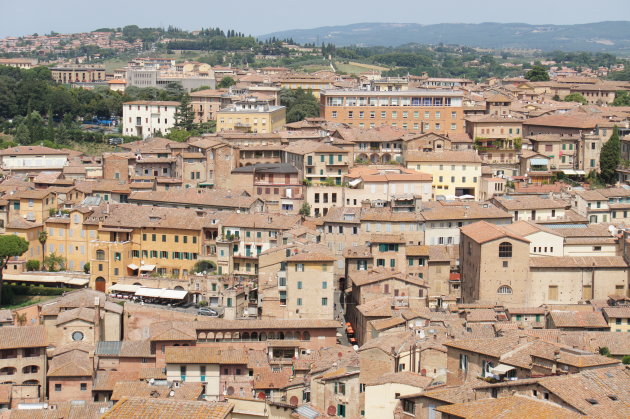 De daken van Siena