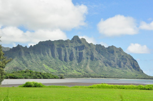 Oahu; het bekende uitzicht van de serie 'Lost'