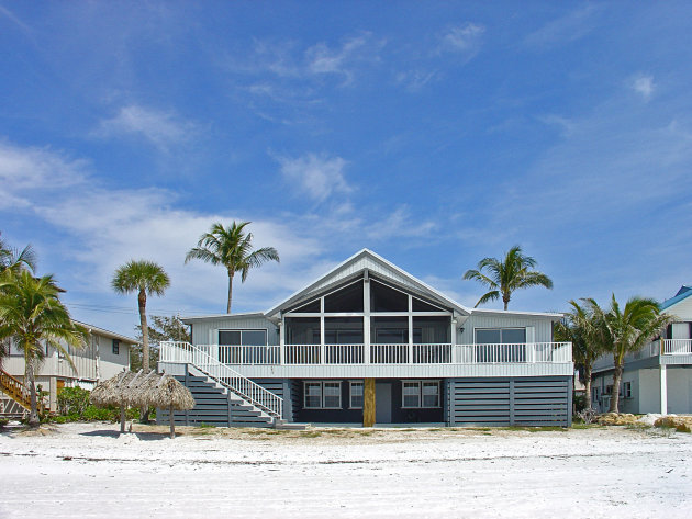 Huis aan het strand