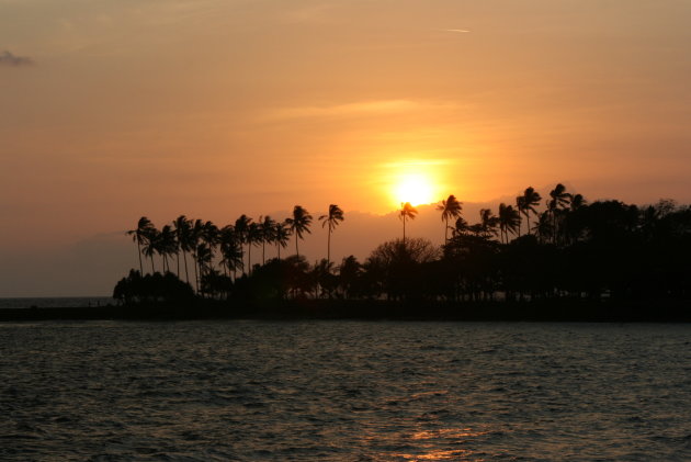 Zonsondergang op Lombok