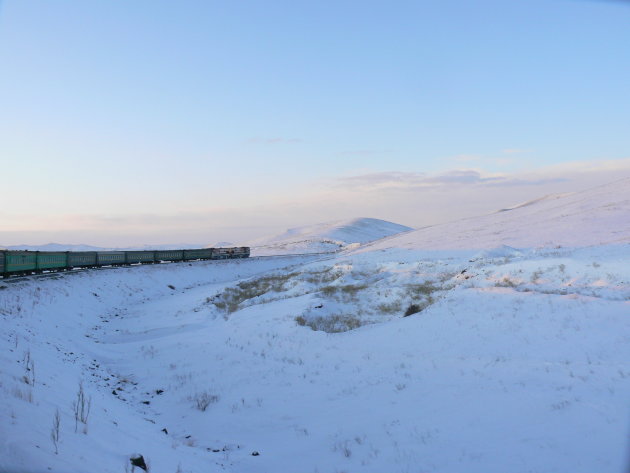 Trans Mongolië Express in de winter