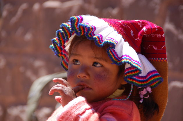 Peruaanse kleuter