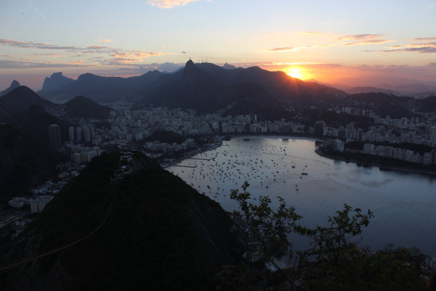 Zonsondergang Rio de Janeiro