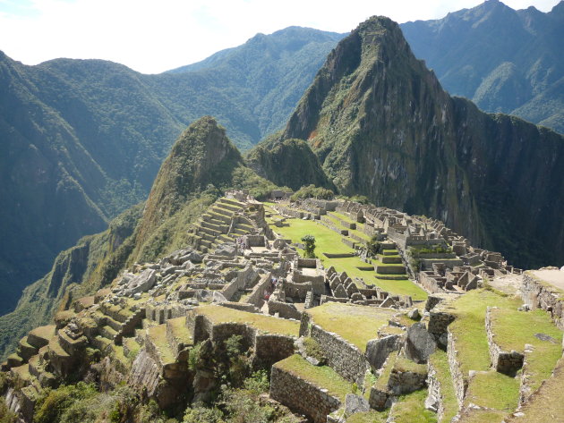 Machu Pichu van bovenaf